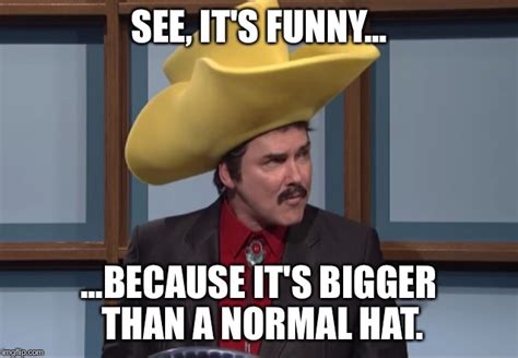 funny hat meme.